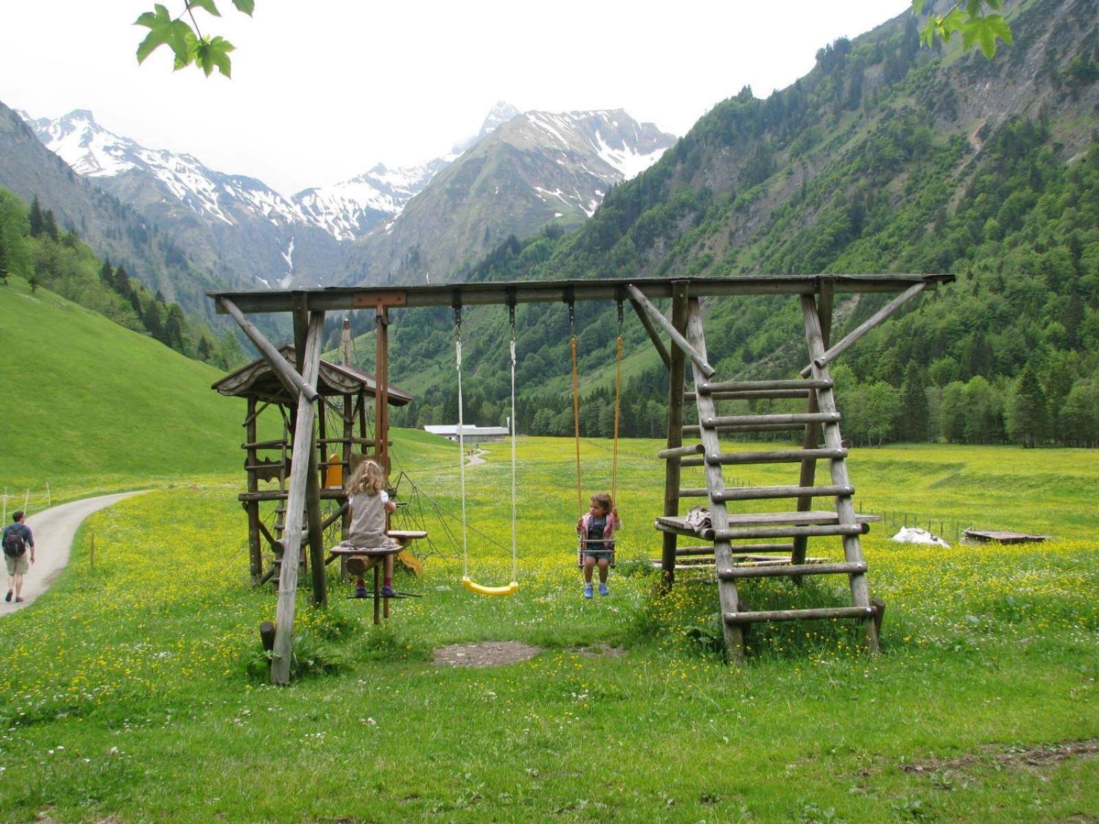 Ferienparadies Spielmannsau オーベルストドルフ エクステリア 写真